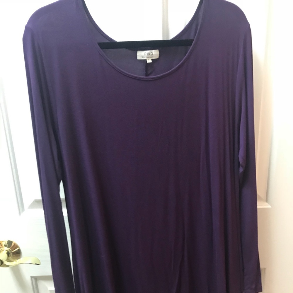 Purple Piko Dress